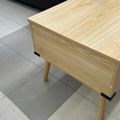 ★リユースのサカイ千葉中央店★期間限定割引有  昇降テーブル ブラウン H44×D50×W100 クリーニング済み TC4092の画像