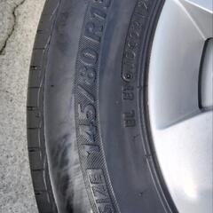 ◯145/80R13◯溝有り◯ノーマルタイヤホイール4本セット◯ブリヂストン◯スズキ ダイハツ OEMの軽自動車に装着可能◯155/65R14からのインチダウンに最適◯軽自動車◯の画像