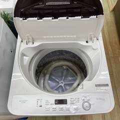 SHARP5.5kg全自動洗濯機【リサイクルフカツ岡崎倉庫店】250804NA-21の画像