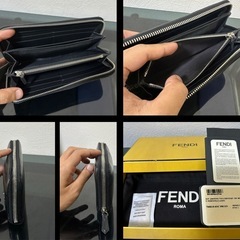 FENDIフェンディ7M0210 MINI OCCHI BUGバグズアイ長財布の画像