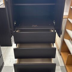 ★リユースのサカイ千葉中央店★期間限定割引有  収納家具 ブラウン H137×D60×W60 クリーニング済み TC4095の画像