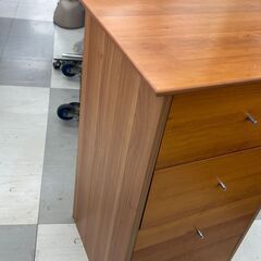 ★リユースのサカイ千葉中央店★期間限定割引有  電話台 ブラウン H85×D43×W50 クリーニング済み TC4097の画像
