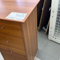 ★リユースのサカイ千葉中央店★期間限定割引有  電話台 ブラウン H85×D43×W50 クリーニング済み TC4097の画像