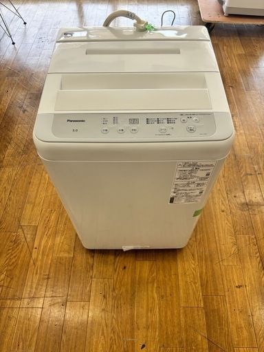 2022年製 Panasonic 5.0kg洗濯機 NA-F5B1 (ReuLabリユラボ) 武蔵