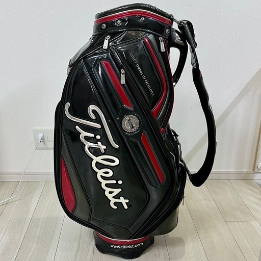 Titleist ゴルフバッグ 黒/赤 (Nanako) 折尾のゴルフの中古