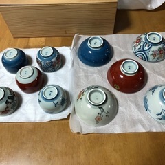 有田焼　　飯碗、お湯呑み