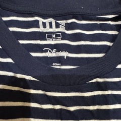 【早い者勝ち】レア！美品！ミッキーマウス刺繍 Tシャツ ボーダーの画像