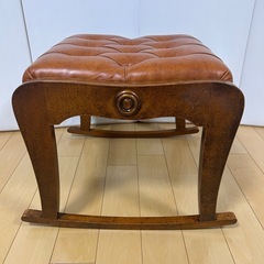 ロッキングチェア　イタリア　オットマン付きの画像