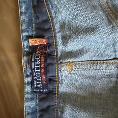 ALCOTT & CO. ダメージデニムパンツ 34/32の画像