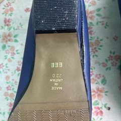 SAJNT BARQUET ブルー　パンプス　箱付の画像