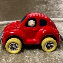 イチコー製 ワーゲンビートル ブリキ 製 ミニカー (犬が顔を出したり、引っ込めたり)の画像