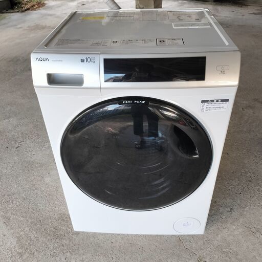 AQUA AQW-D10P 2024年製 ドラム式洗濯乾燥機ヒートポンプ乾燥