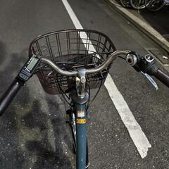 ほぼ新品 Yamaha PAS With 26型 電動アシスト自転車（15.8Ahバッテリー）の画像