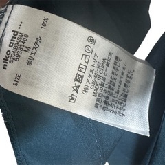 【ニコアンド】ダークティール 長袖シャツ サイズ Mの画像