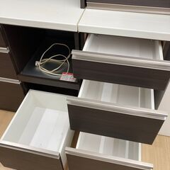 ★ジモティ割引あり★【リユースのサカイ野々市店】レンジボード W(幅)181×D(奥行き)51×H(高さ)200cm ※クリーニング済みの画像