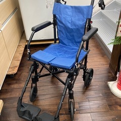 ★【ユーキトレーディング】車椅子　コンパクト　折りたたみ　介助用...
