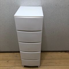 プラスチック チェスト 衣類収納ケース 4段 ホワイト タンス ...