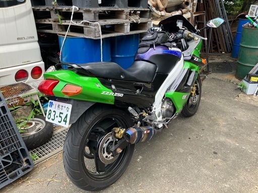 売れました。zzr250 実働
