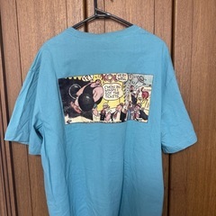 ポパイオーバーsizeシャツと半袖T2枚セットの画像
