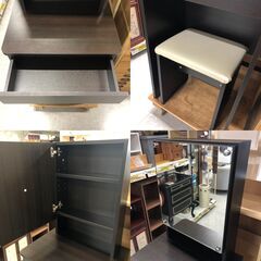 【ジ490】ドレッサー 幅50㎝ コンパクト(ma)の画像