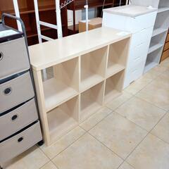 リユースのサカイ太田店★ジモティ割あり★  収納棚 ライトブラウン H81.5×D39×W120 クリーニング済み OJ10352の画像