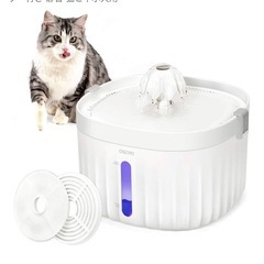 猫の水飲み器　噴水タイプ　フィルターセット　　の画像