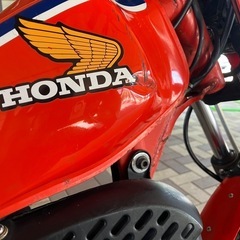 原付免許で乗れるトライアルバイク！HONDA TLM50 2サイクル　機関良好　前後タイヤ・チューブ新品　シート張り替え　ギアオイル交換の画像