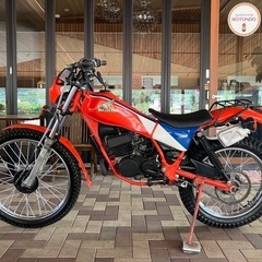 原付免許で乗れるトライアルバイク！HONDA TLM50 2サイクル　機関良好　前後タイヤ・チューブ新品　シート張り替え　ギアオイル交換の画像