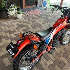 原付免許で乗れるトライアルバイク！HONDA TLM50 2サイクル　機関良好　前後タイヤ・チューブ新品　シート張り替え　ギアオイル交換の画像
