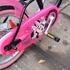 リサイクルショップどりーむ鹿大前店　No.314　お子様用　自転車　16インチ　ミニーちゃんが可愛いですよ～(≧▽≦)　の画像