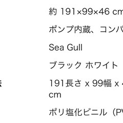 美品！エアーベッドの画像