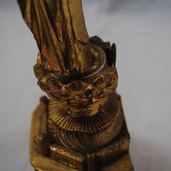  [1444]阿弥陀如来像　置物　金メッキ　約28cm　コレクションの画像