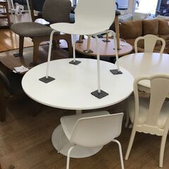 【新品同様】IKEA イケア　テーブル　ダイニング　机　椅子1脚付き ダイニングテーブル(椅子とセット)の通販 - IKEA