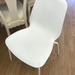 ★リユースのサカイ春日部店★KJ11163 IKEA ダイニングセット2人掛け ホワイト H74×W100×D100 クリーニング済みの画像