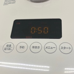 ◎  マイコン炊飯器　comfee コンフィー　4合炊き　CRD-20PYT1B1 2024年製　動作確認済みの画像
