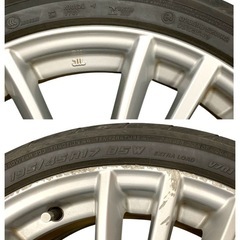 週末限定値下げ‼️スズキ スイフトスポーツ 純正 17.5inch 195/45R17 85w N1052U -1 V701 タイヤ 4本セット 傷有り 中古品販売 現状品  の画像