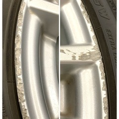 週末限定値下げ‼️スズキ スイフトスポーツ 純正 17.5inch 195/45R17 85w N1052U -1 V701 タイヤ 4本セット 傷有り 中古品販売 現状品  の画像