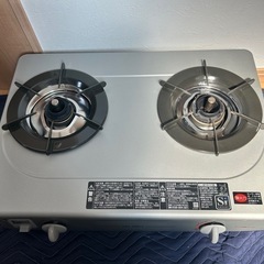 定価27,800円　リンナイ 都市ガス用 ガスコンロ 2口 グリル無しの画像