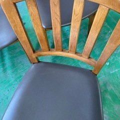木製ダイニングチェア3脚セットの画像