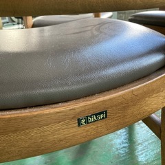 木製ダイニングチェア3脚セットの画像