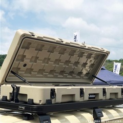 RIXBOX RUGGED CASE 85L リックスボックス ラギットケース 85リットル ブラックグレー多機能 頑丈 アウトドア　収納 運搬 旅行 旅の画像