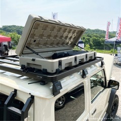 RIXBOX RUGGED CASE 85L リックスボックス ラギットケース 85リットル ブラックグレー多機能 頑丈 アウトドア　収納 運搬 旅行 旅の画像
