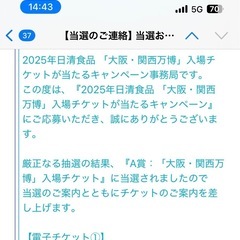 【お得】万博電子チケット　大人2名分 の画像