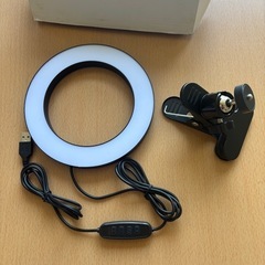USB接続リングライトの画像