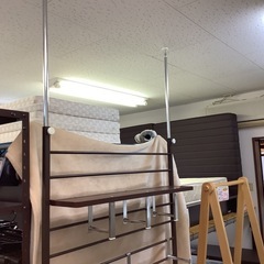 【リサイクルサービス八光】幅94.5cm　突っ張り棚　ラックの画像