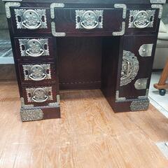 ✨希少✨飛鳥民芸家具　鏡台&椅子セットの画像