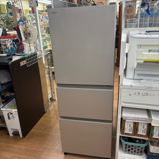 ☆ドリーム荒牧店☆ジモティー割引有☆日立/3ドア冷蔵庫/R-27KV-1/265L/2020年製