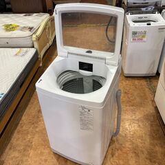 【愛品館 市原店】AQUA　2021年製　8.0Kg洗濯機　AQW-GVX80J　【愛市I4S034006-104】の画像