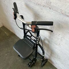 【幸和製作所】 シルバーカー YS06  テイコブ 手押し車 歩行器 介護用品 歩行補助  STAG スタッグ カート ミドルタイプ A0136の画像