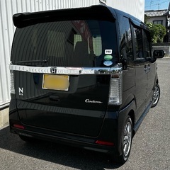 ホンダ★N-BOXカスタム★後期★車検満タン【令和9年7月15日】スチールベルト音ありの画像